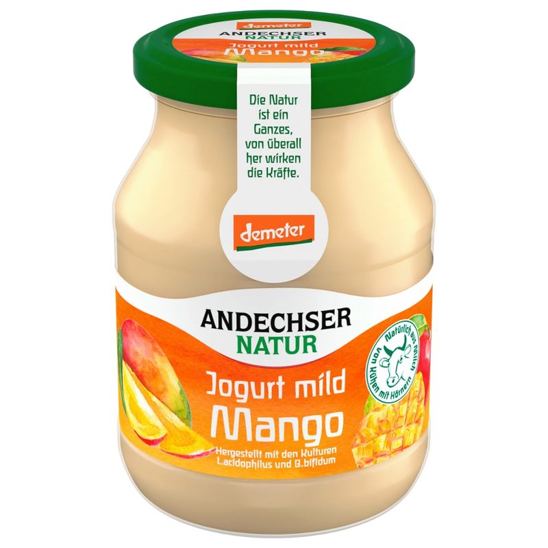 Andechser Natur AN demeter Jogurt mild Mango 3,8% - Produktbild