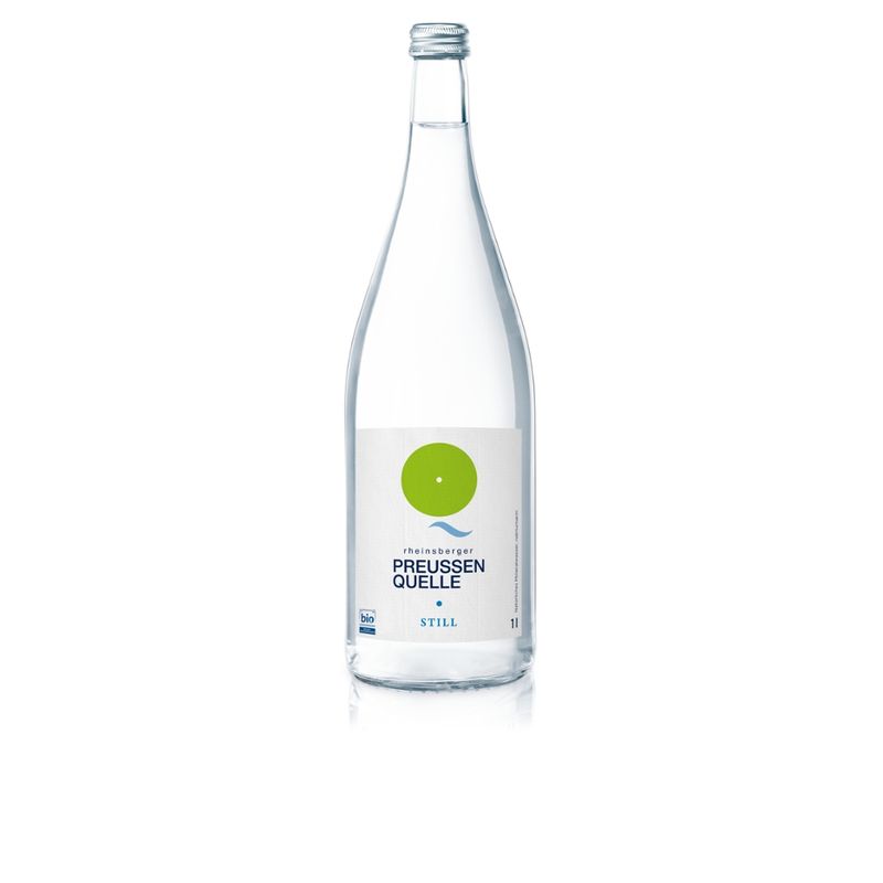 Rheinsberger PreussenQuelle Bio Mineralwasser 1 l still - Produktbild