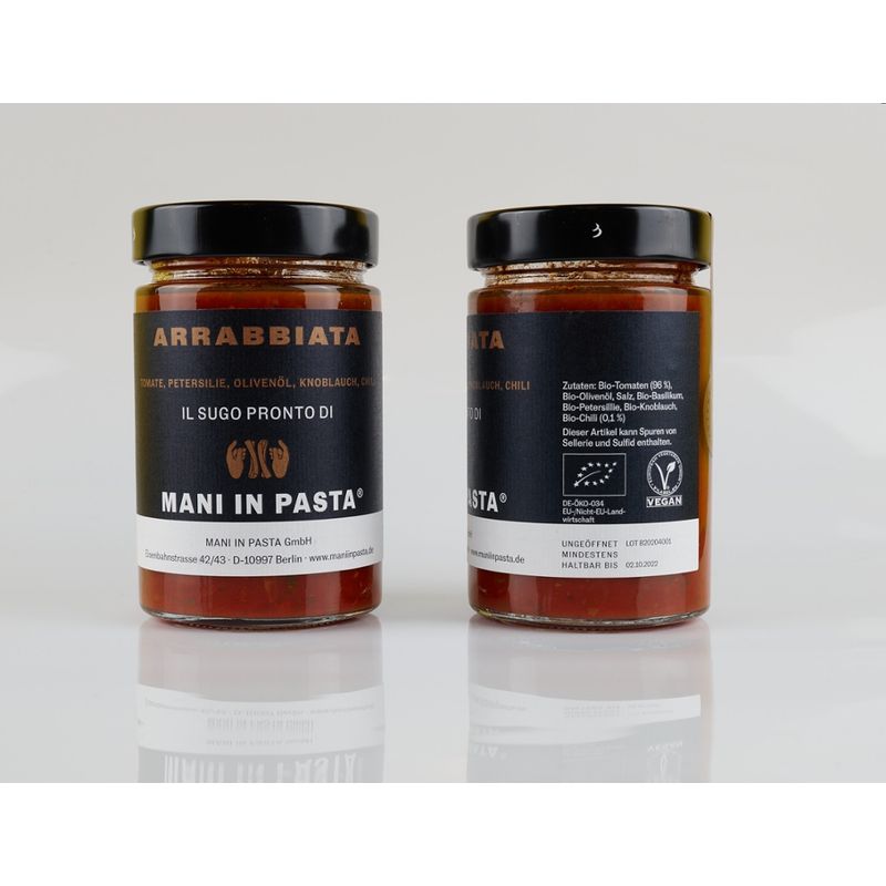 Mani in Pasta GmbH Bio-Vegan Arrabbiata - Produktbild