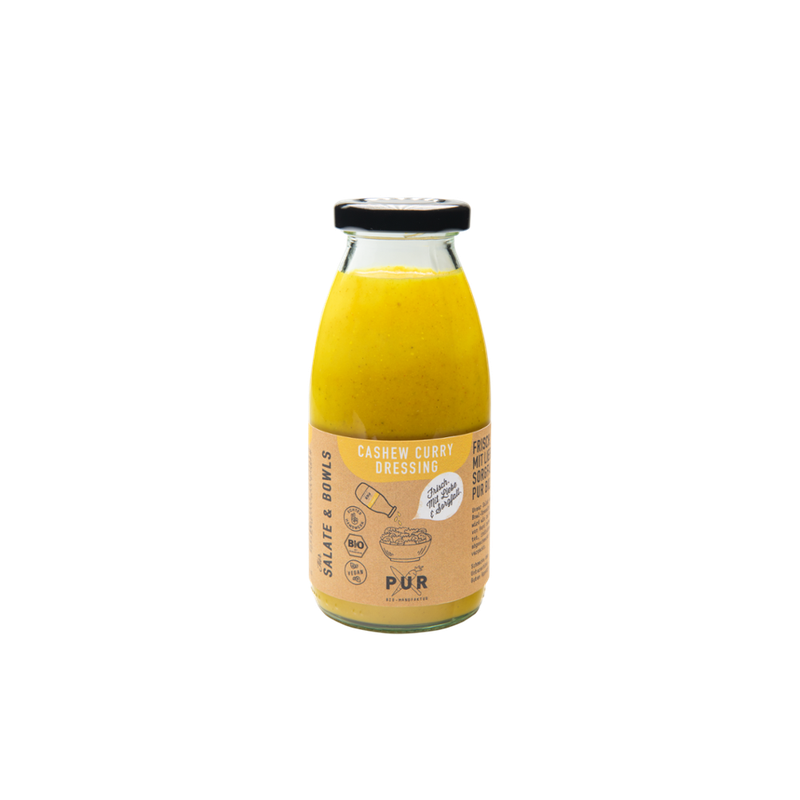 PUR Bio-Manufaktur PUR Cashew-Currydressing für Salate & Bowls - Produktbild
