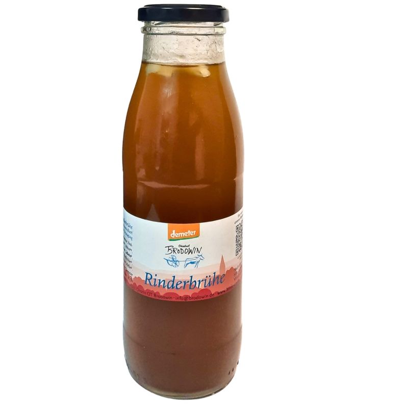 Ökodorf Brodowin Demeter Rinderbrühe 0,5l - Produktbild