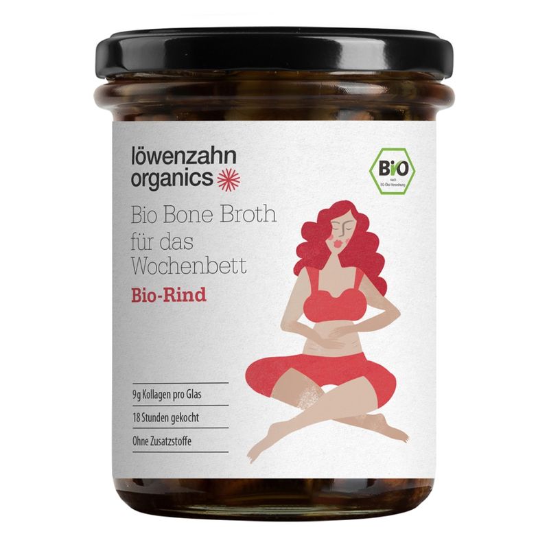 Löwenzahn Organics  Löwenzahn Organics Bio Bone Broth für das Wochenbett 390 ml - Produktbild