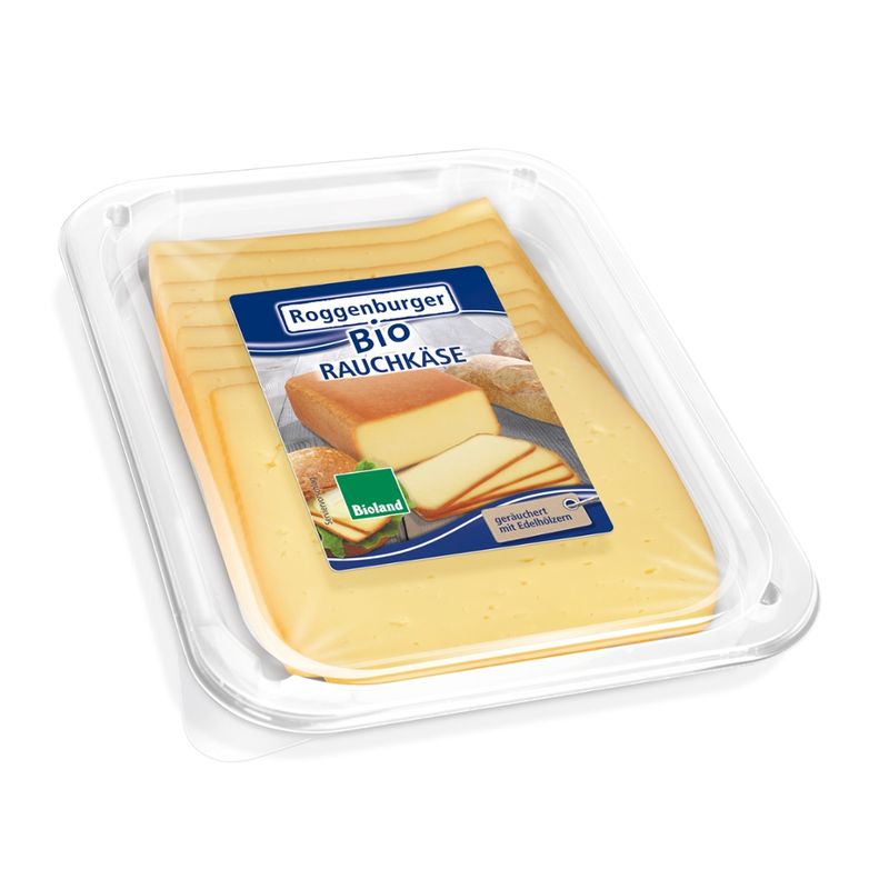 Roggenburger Bio Roggenburger Bio Rauchkäse Aufschnitt, 125 g - Produktbild