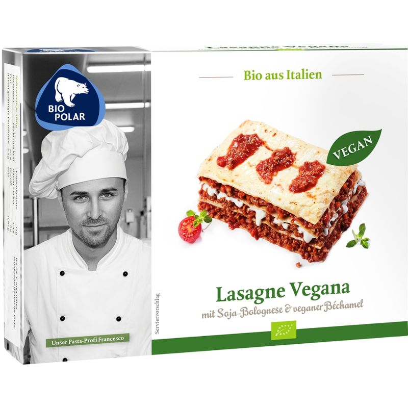 Biopolar Bio Lasagne Vegana, 400 g - Produktbild