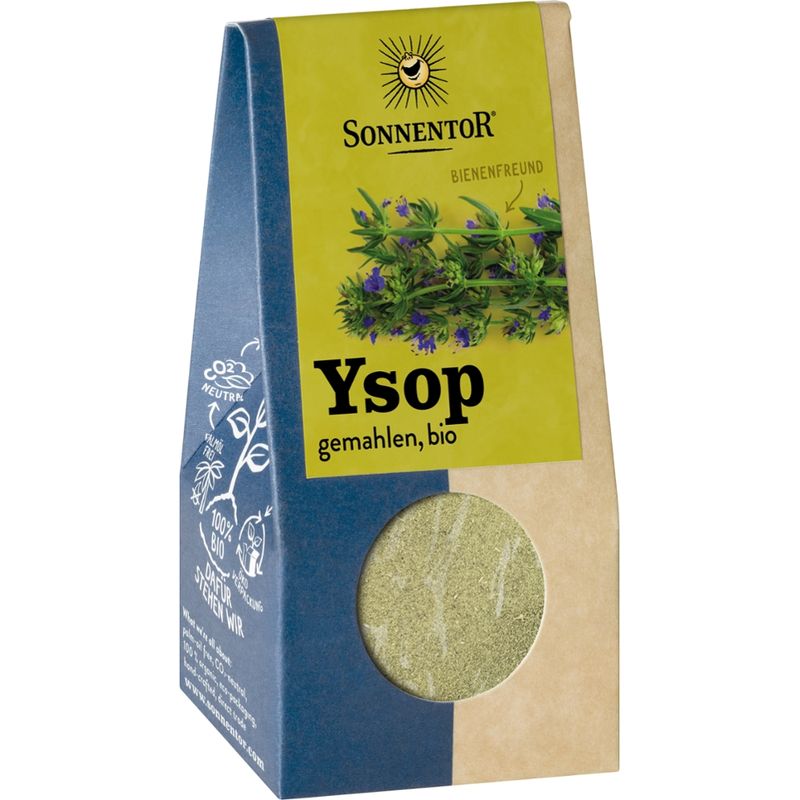Sonnentor Ysop gemahlen, Packung - Produktbild