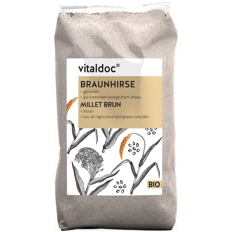 vitaldoc vitaldoc® BIO-Braunhirse gemahlen - Produktbild