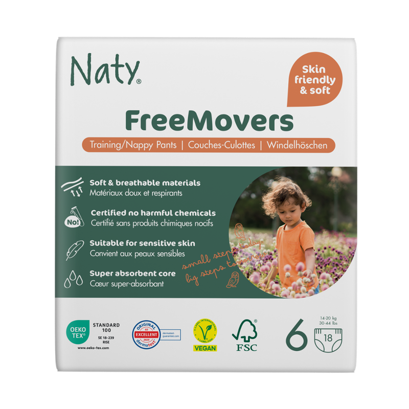 Naty Naty Windelhöschen Gr. 6 (14-20 kg), 18 St - Produktbild
