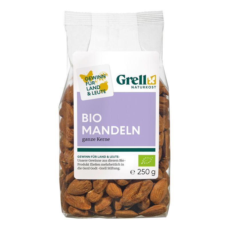 Grell Naturkost Mandeln ganze Kerne - Produktbild