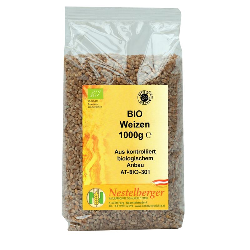 Nestelberger Bio Weizen 1kg - Produktbild