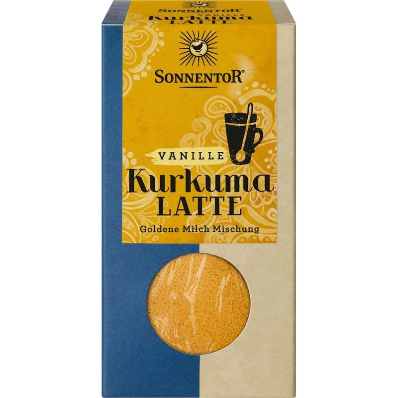 Sonnentor Kurkuma Latte Vanille, Packung - Produktbild
