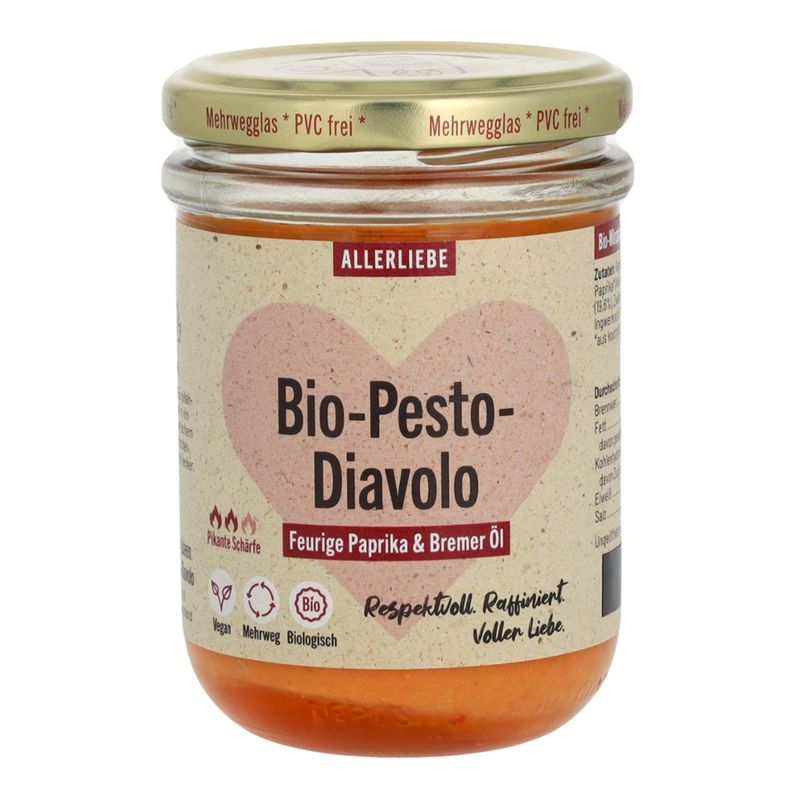 ALLERLIEBE ALLERLIEBE Bioland Pesto Diavolo 175g - Produktbild