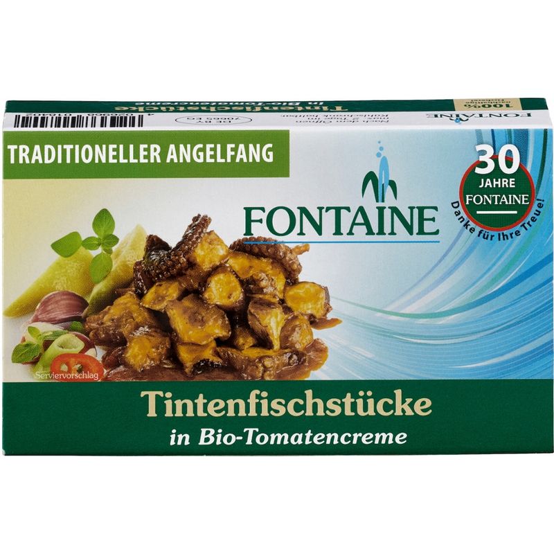 Fontaine Tintenfischstücke in Bio-Tomatencreme - Produktbild