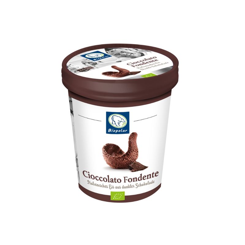 Biopolar Cioccolato Fondente - Italienisches Eis aus dunkler Schokolade - Produktbild