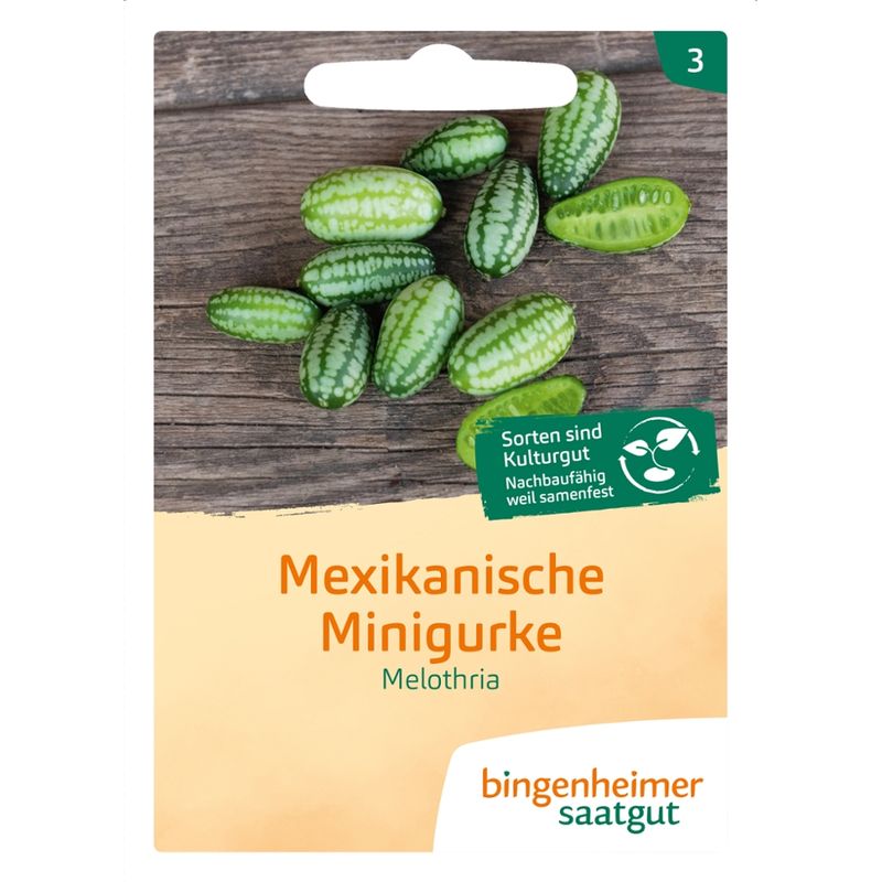 Bingenheimer Saatgut Mexikansiche Minigurke (Saatgut) - Produktbild