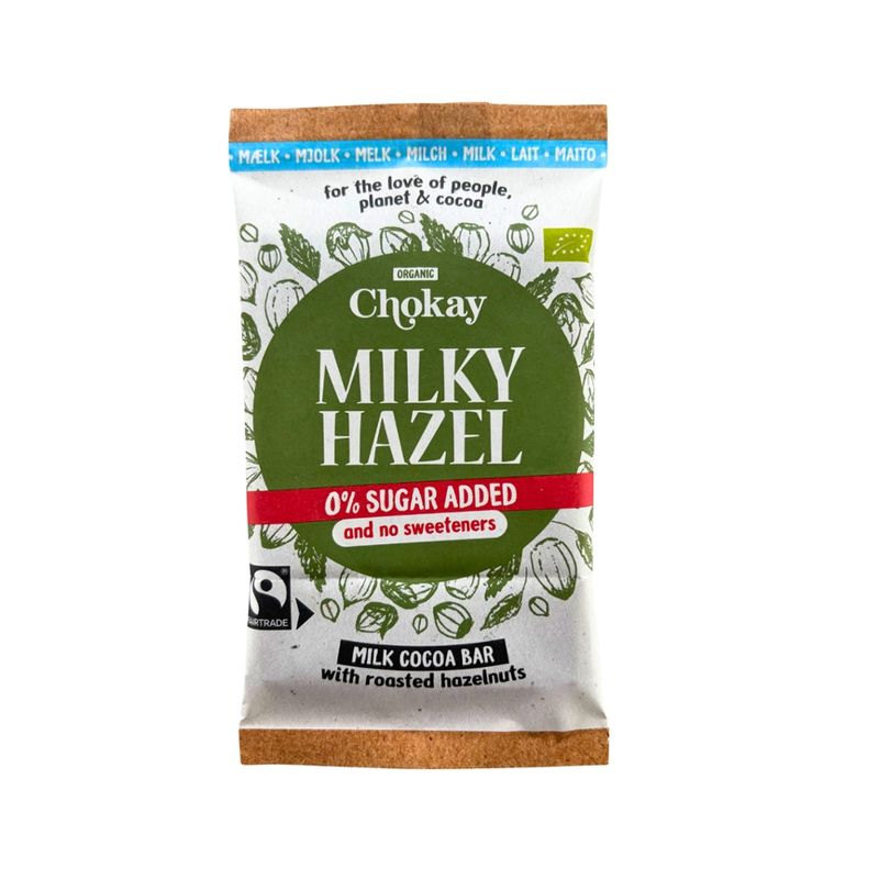 Chokay BV Chokay Bar Milky Hazel FairTrade, 70g - Produktbild