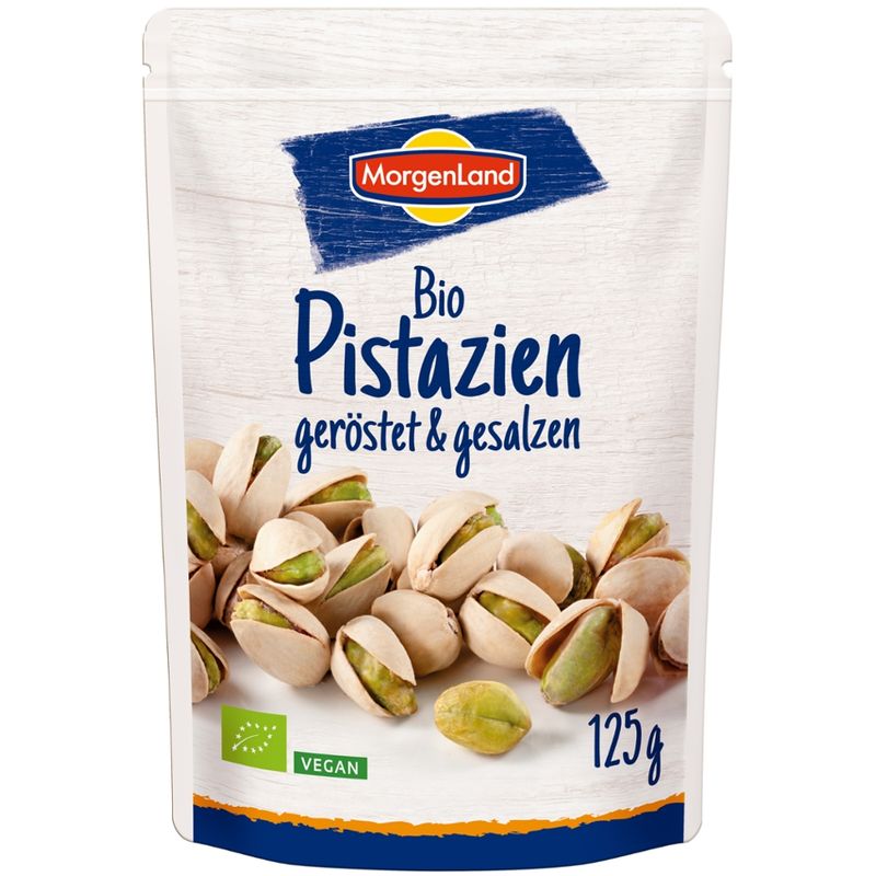 MorgenLand Bio Pistazien geröstet und gesalzen - Produktbild