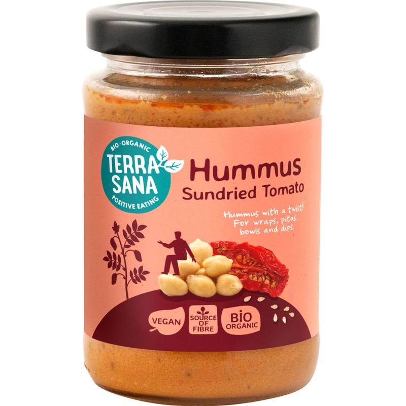 TerraSana Hummus mit sonnengetrockneten Tomaten - Produktbild