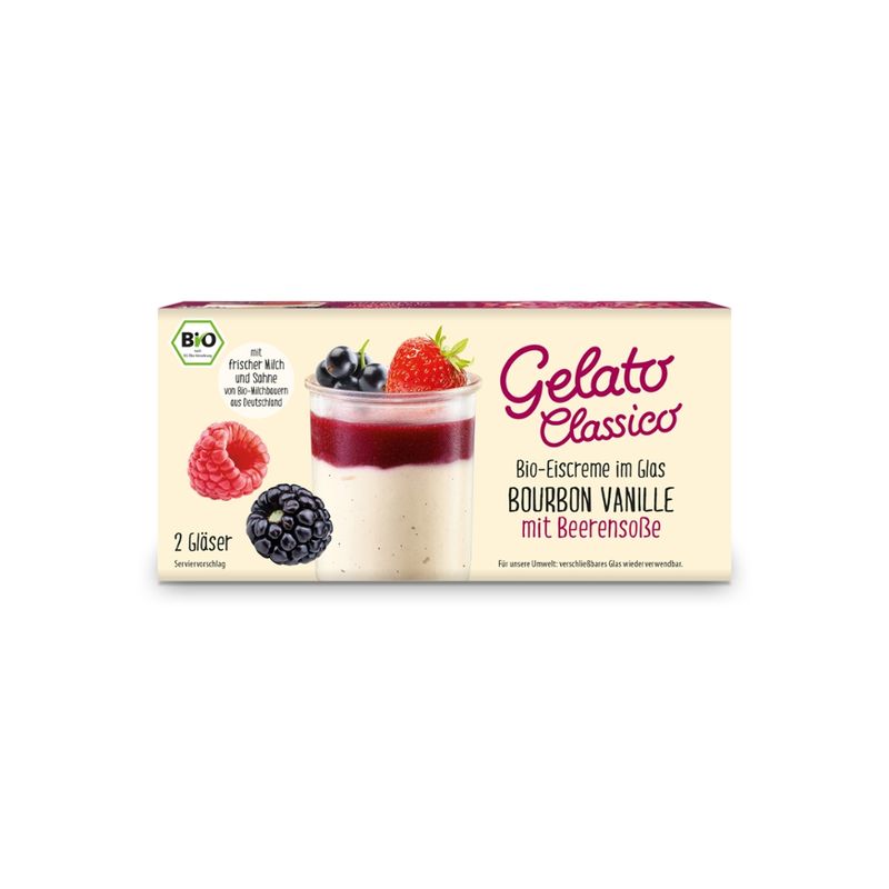 Gelato Classico Eismanufaktur Gelato Classico Bio-Eisdessert im Glas - Produktbild