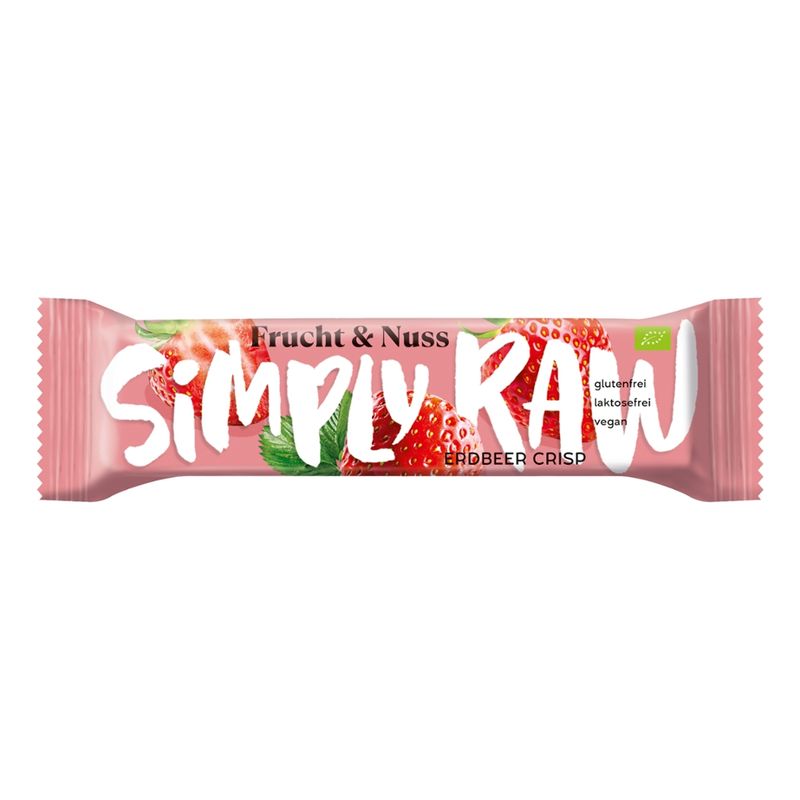 Simply Raw Frucht & Nuss Erdbeer Crisp - Produktbild