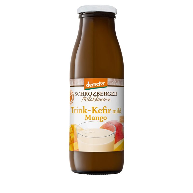 Schrozberger Milchbauern demeter Trink-Kefir mild Mango - Produktbild