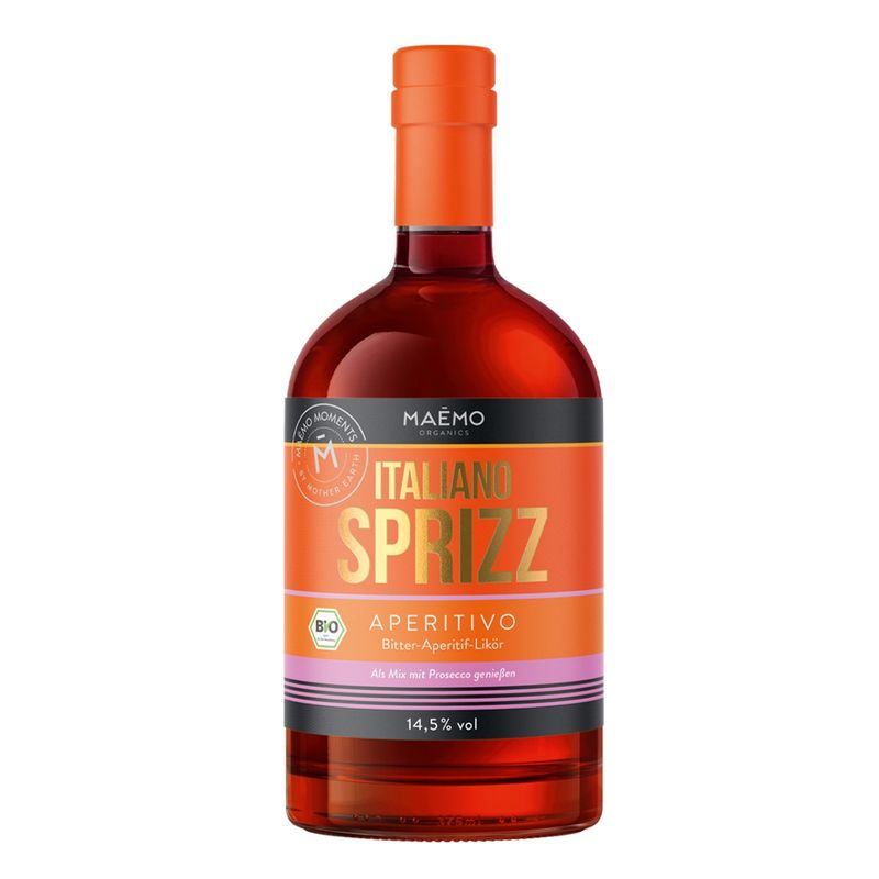 MAEMO organics BIO Italiano Sprizz  0,7l Flasche  1:1 mit Prosecco mischen - Produktbild