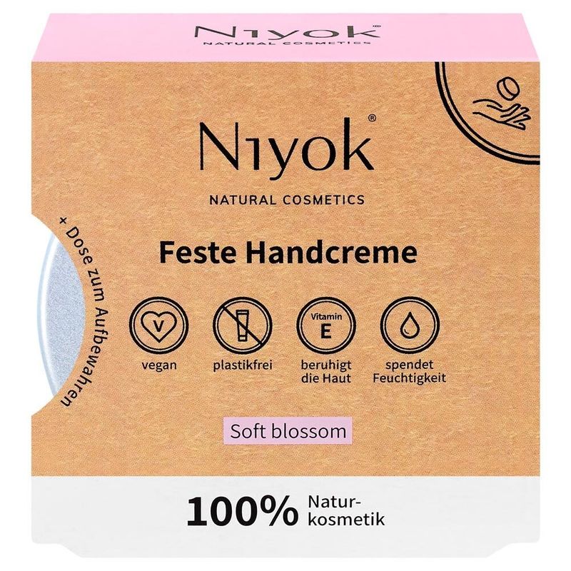 Niyok NIYOK - Crème pour les mains solide Soft blossom - Produktbild