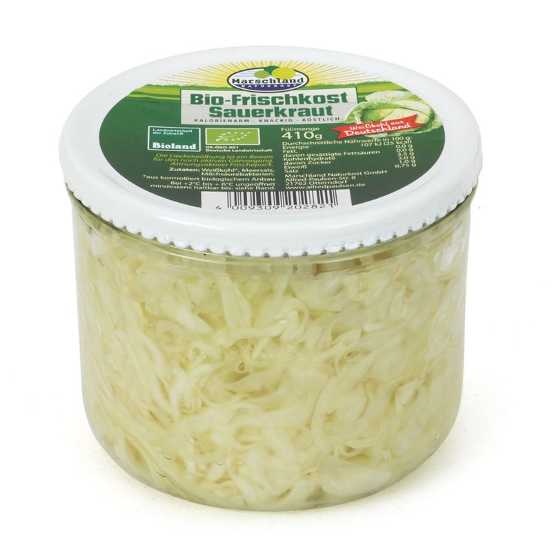 Marschland  Bio-Frischkost Sauerkraut 540 ml Gl. MARSCHLAND - Produktbild