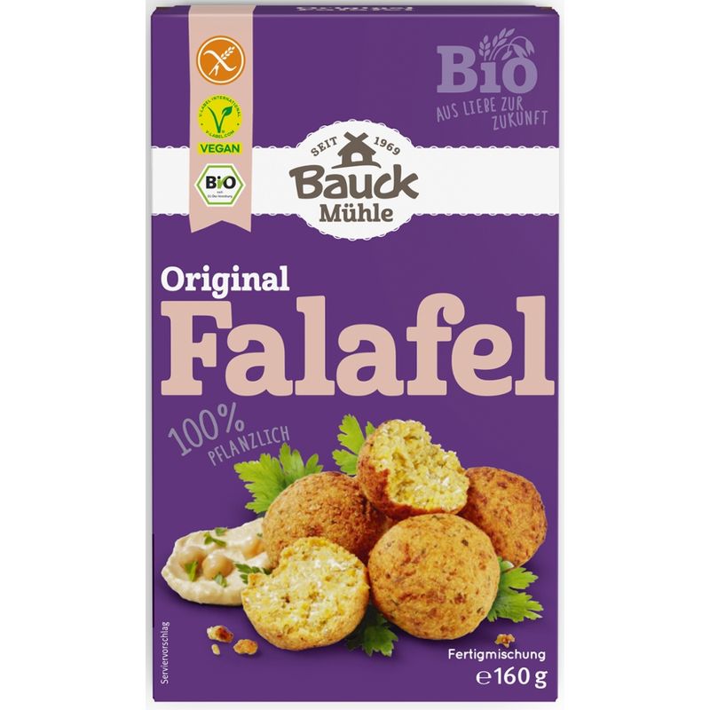 Bauck Mühle Falafel glutenfrei Bio - Produktbild