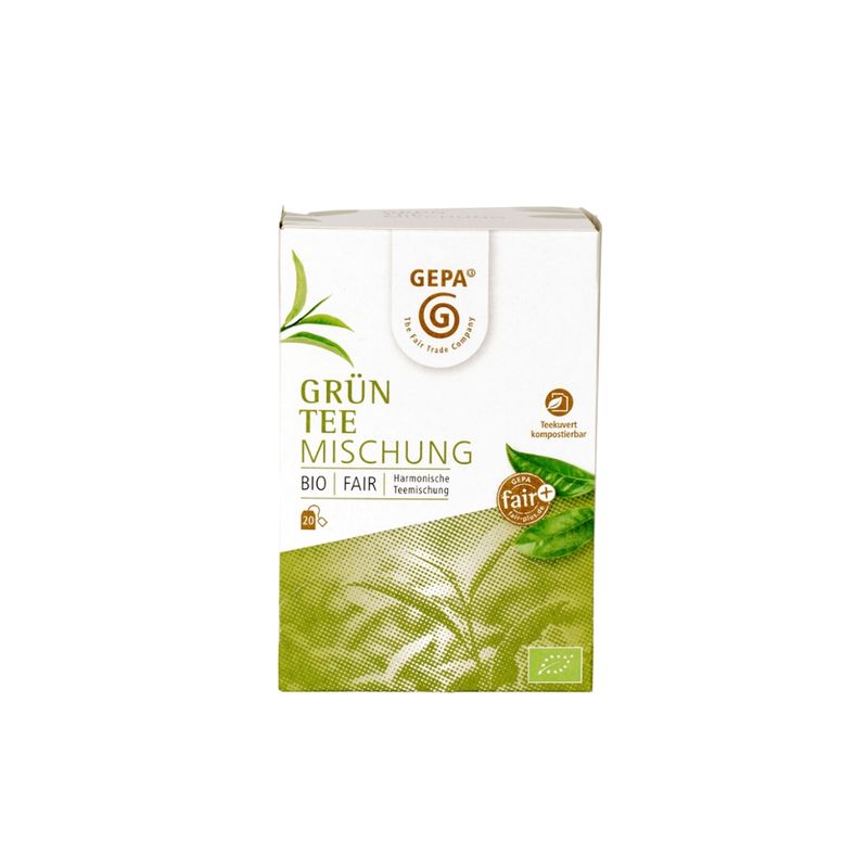 GEPA - The Fair Trade Company Bio Grünteebeutel  Mischung - Produktbild