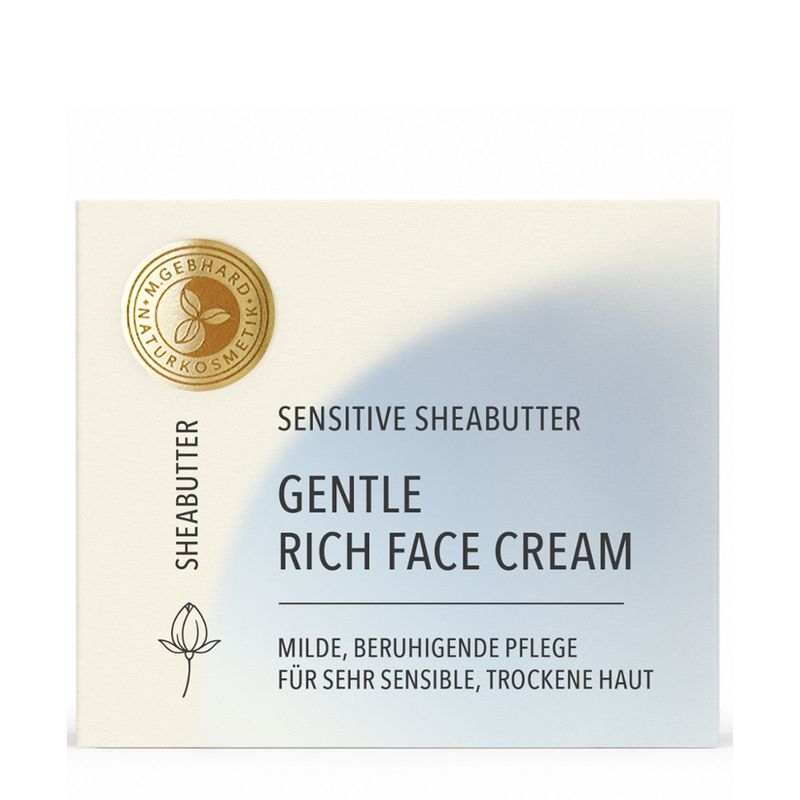 M. Gebhard Naturkosmetik GENTLE RICH FACE CREAM - Sensitive Sheabutter - Produktbild