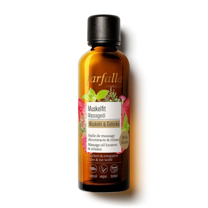 farfalla Muskeln & Gelenke, Muskelfit Massageöl, 75ml - Produktbild