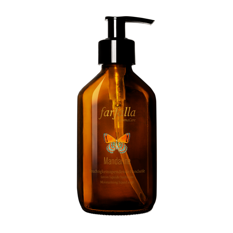 farfalla Mandarine Feuchtigkeitsspendende Handseife, 250ml - Produktbild