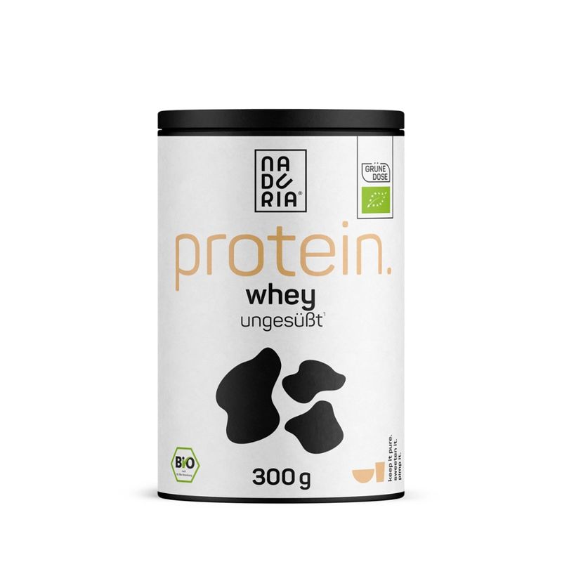 Naduria Bio Whey Protein geschmacksneutral, 300 g Dose - Produktbild