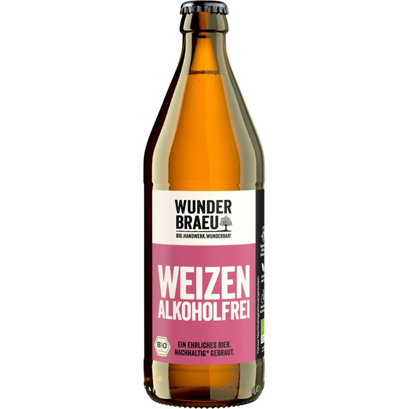 WUNDERBRAEU WUNDERBRAEU Weizen Alkoholfrei BIO - Produktbild