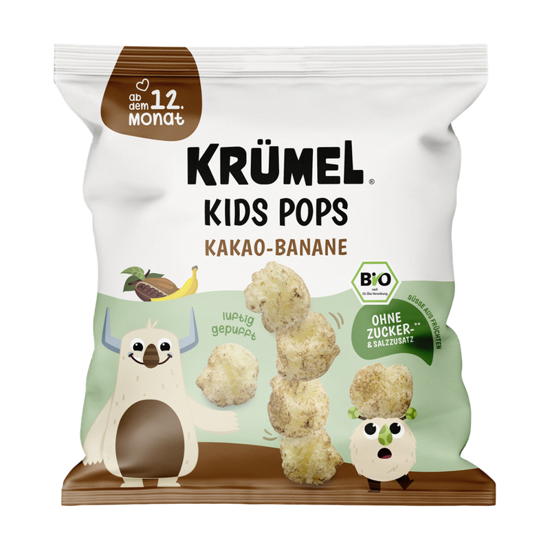 Krümel Krümel Bio Kids Pops Kakao-Banane - Produktbild