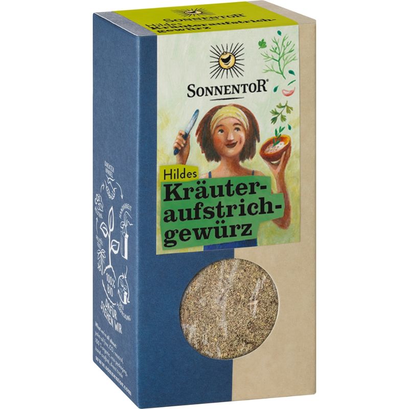 Sonnentor Hildes Kräuteraufstrich Gewürz, Packung - Produktbild