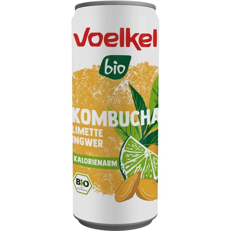 Voelkel Kombucha Limette Ingwer - Produktbild