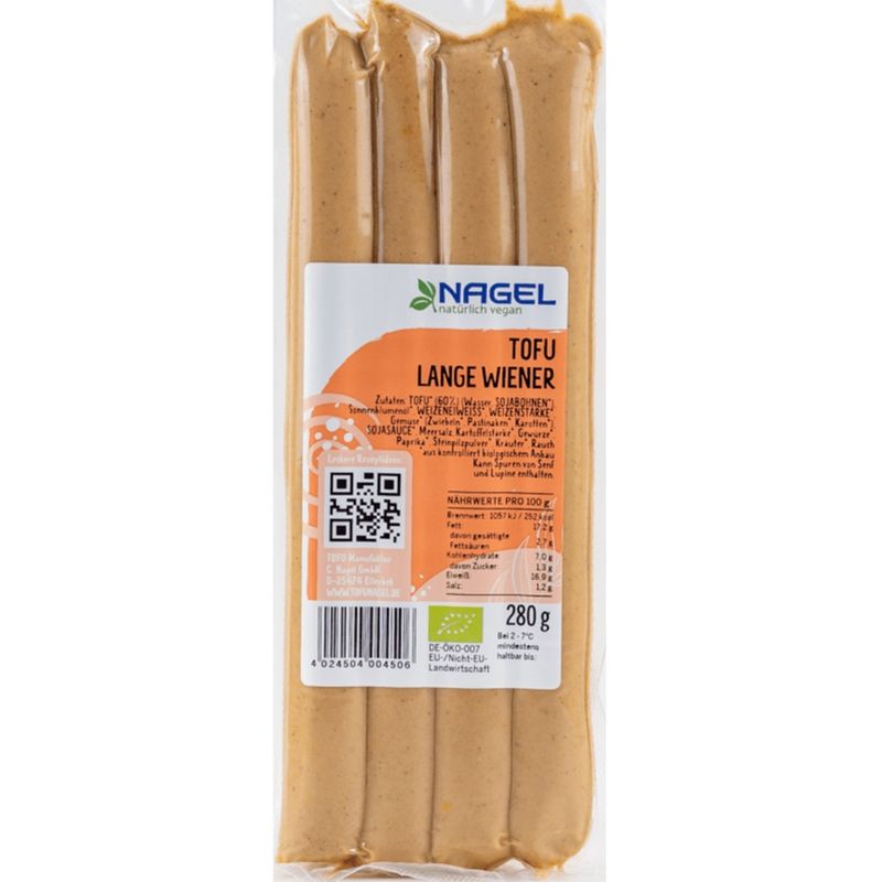 NAGEL Lange Tofu Wiener 280g (4 Stk.) - Produktbild