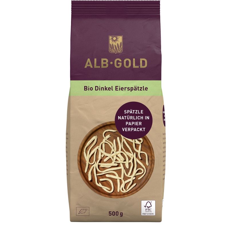 ALB-GOLD ALB-GOLD Bio Dinkel Eierspätzle - Produktbild