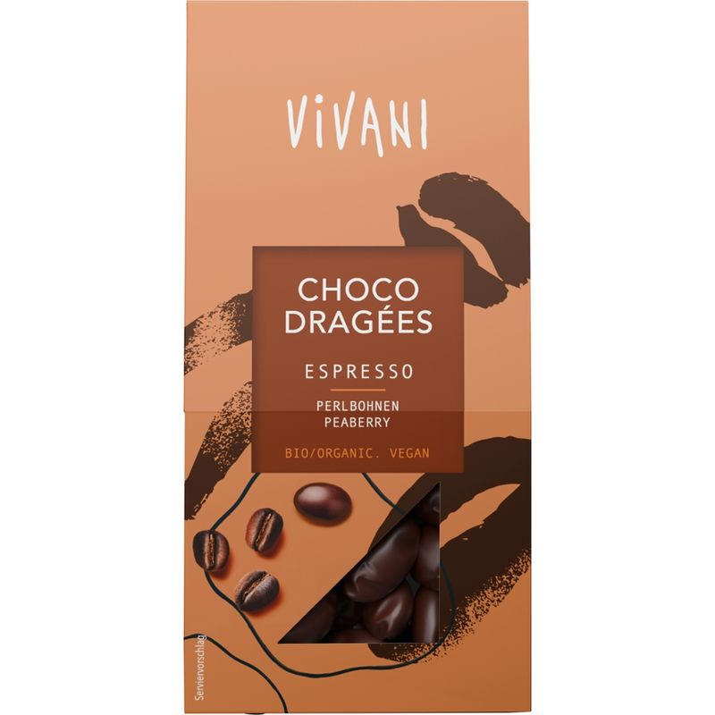 Vivani Choco Dragées Espresso - Produktbild