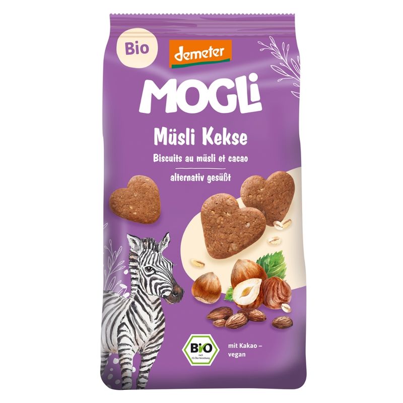 Mogli Bio Müsli Kekse 125g DE/FR/NL - Produktbild
