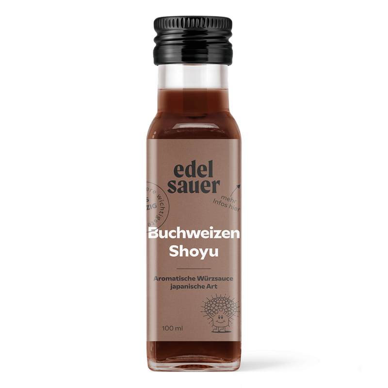 edelsauer Buchweizen-Shoyu - Würzsoße aus fermentiertem Buchweizen - Produktbild