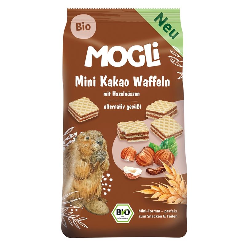 Mogli Bio Mini Kakao Waffeln - Produktbild