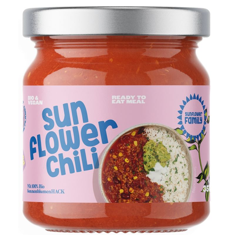 SunflowerFamily SunflowerFamily, sunflowerCHILI, bio, im Glas - Produktbild