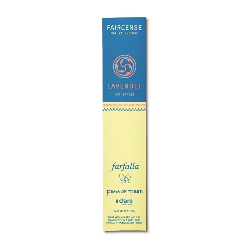 farfalla Lavendel / Anti-Stress, Faircense Räucherstäbchen - Produktbild