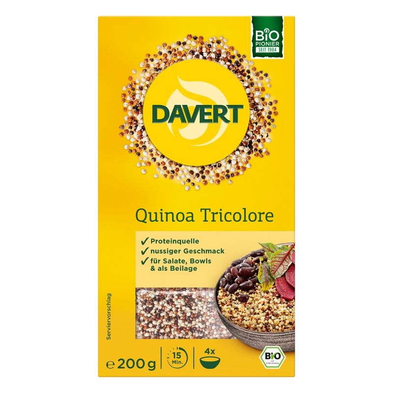 Davert Quinoa Tricolore, 200g - Produktbild