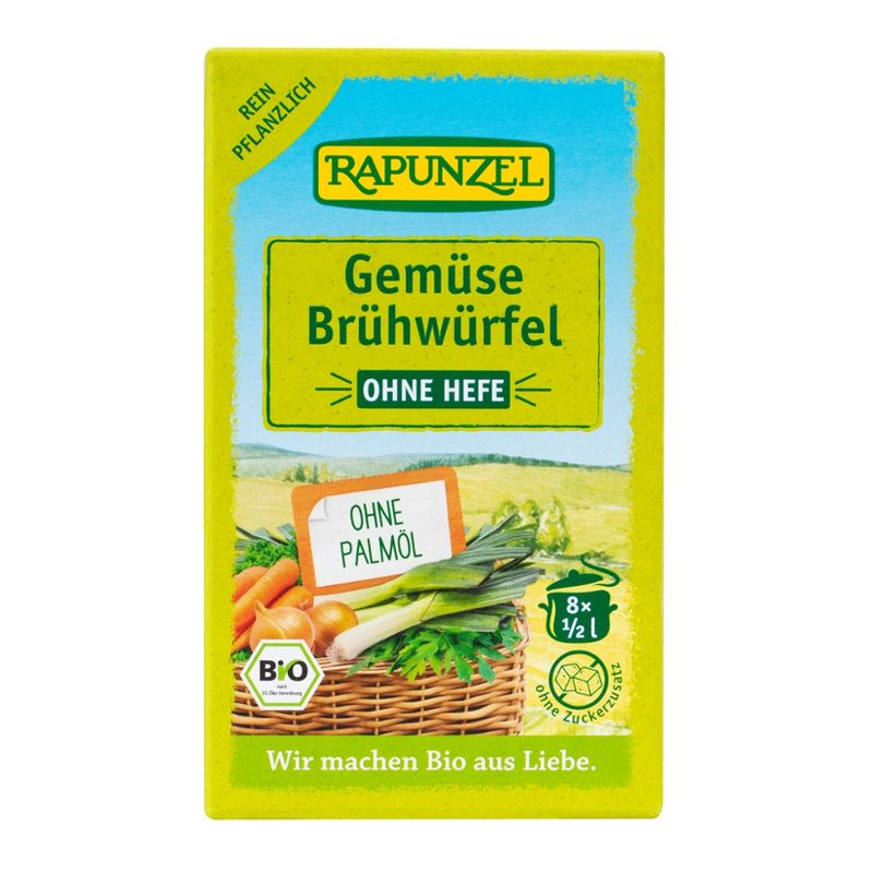 Rapunzel Gemüse-Brühwürfel, ohne Hefe - Produktbild