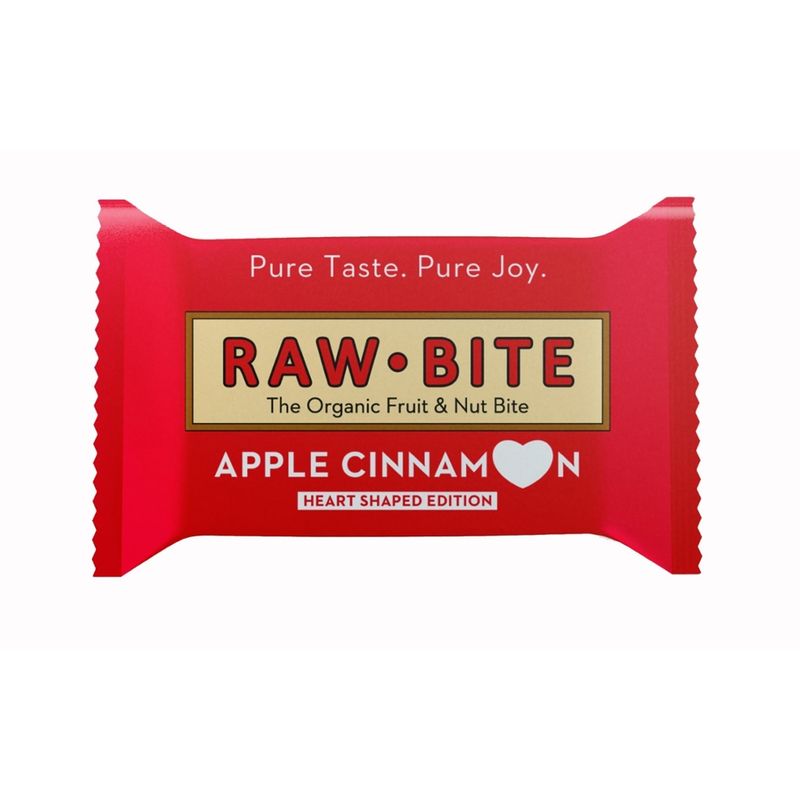 Raw Bite Fruchtriegel Heart Apple-Cinnamon 13g - Produktbild