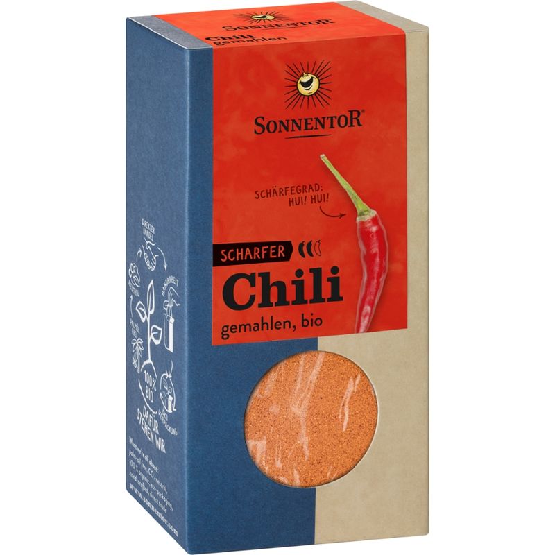 Sonnentor Chili gemahlen, Packung - Produktbild