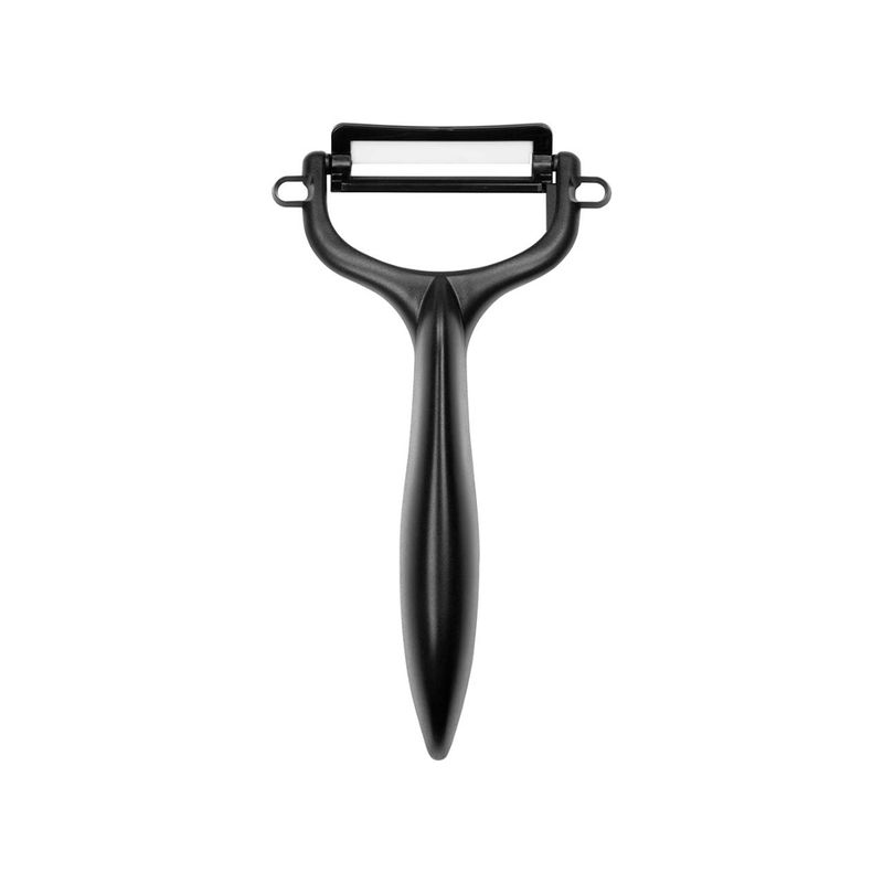 memo Handelsware Kyocera Sparschäler mit Keramikklinge 4 cm, schwarz - Produktbild